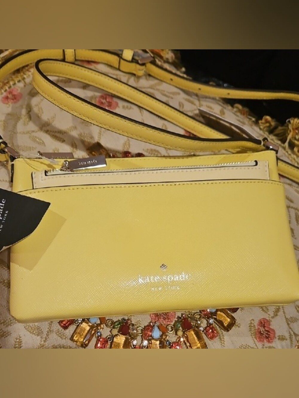 kate spade New York Sadie Yellow Crossbody Bag